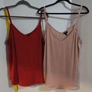 Torris Women's Camisole Tops - Red and Pink Size 16